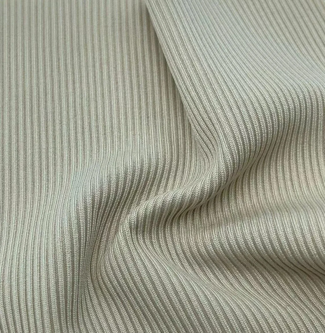 2*2 210g Small Pit Rib Knitted Thread Pants T-Shirt Base Clothing Fabric