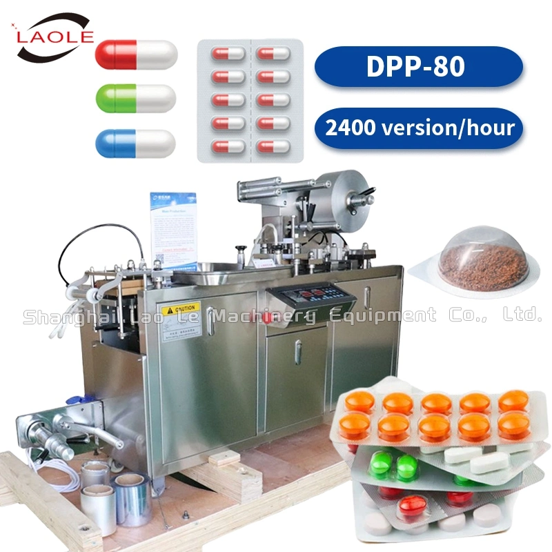 DPP-80 Automatische pharmazeutische Blister hohe Qualität mit Best Price Flat Verpackungsmaschine