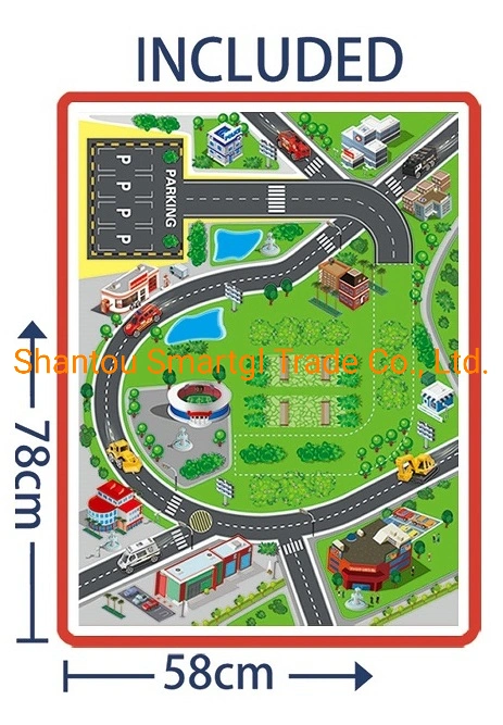 Kit de stationnement manuel multifonction jouet avec ensemble de levage à monter soi-même 4 étages ascenseur voiture jouet course Park circulation jouet