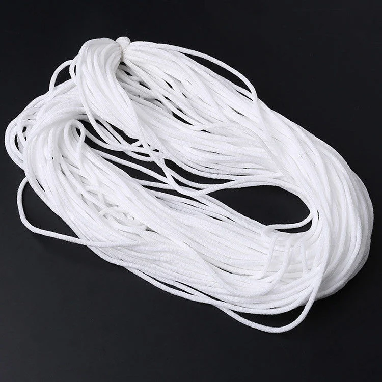 3mm 3.5mm Elastic Earloop Ear Band for Non Woven Fabric Face Mask