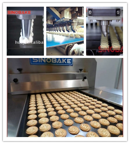 Automatische Drei-Farben-Volle Muction Cookie Herstellung Maschine / Biscuit Herstellung Maschine