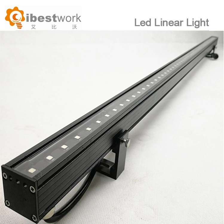 Luminosité DMX RVB Pixel LED barre lumineuse linéaire aluminium DJ Club d'éclairage extérieur sur scène IP65