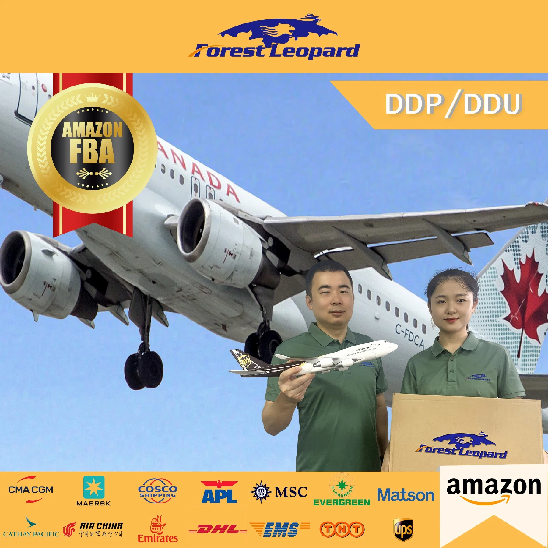 Cheapest Cargo Agent Shipping DDP Door to Door Air Freight Rate From Chinac