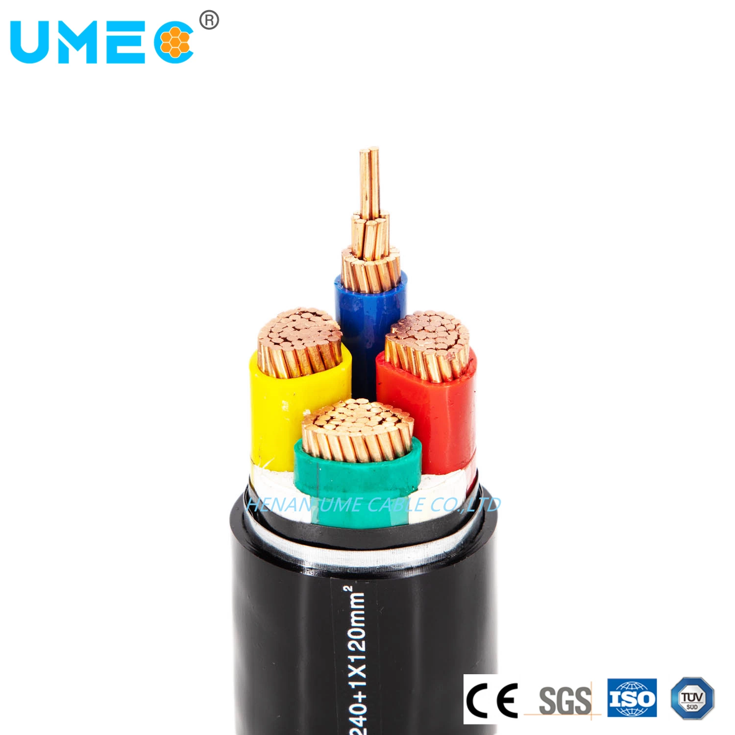 Electrical Wire Cable Mv 8.7/15kv Cu/Al Conductor PVC/XLPE/Sta/PVC Electric Power Cable