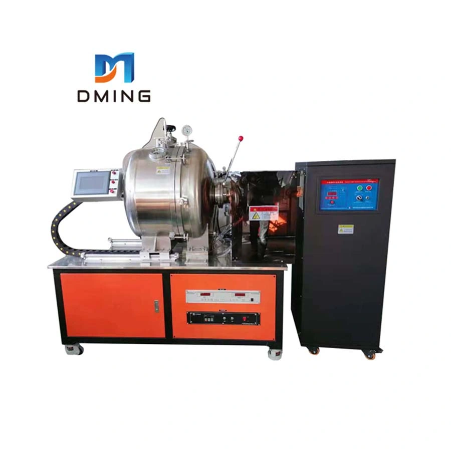 1800c 25kg 65kw Vacuum Induction Smelting Furnace Price Laboratory Vacuum Induction Melting Furnace with Casting for Laboratory Research