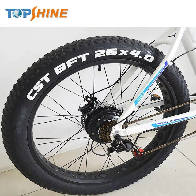 Original Factory 26 "Inertial Cruise/Fat Tire Mountain E-Bike with Detachable Defense System