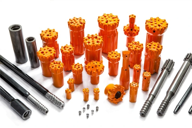 Facedrilling and Bolting Thread Buttom Bit Code Drill Rods Rock Drilling Tool