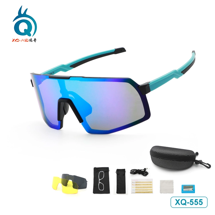 Interchangeable Lens UV400 Sports Sunglasses Set