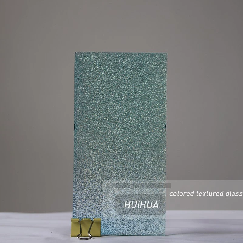 Rainbow Tinted Orange-Blue Color Coating Metal Layer Glass Texture Can Be Insulated Laminated Tempered