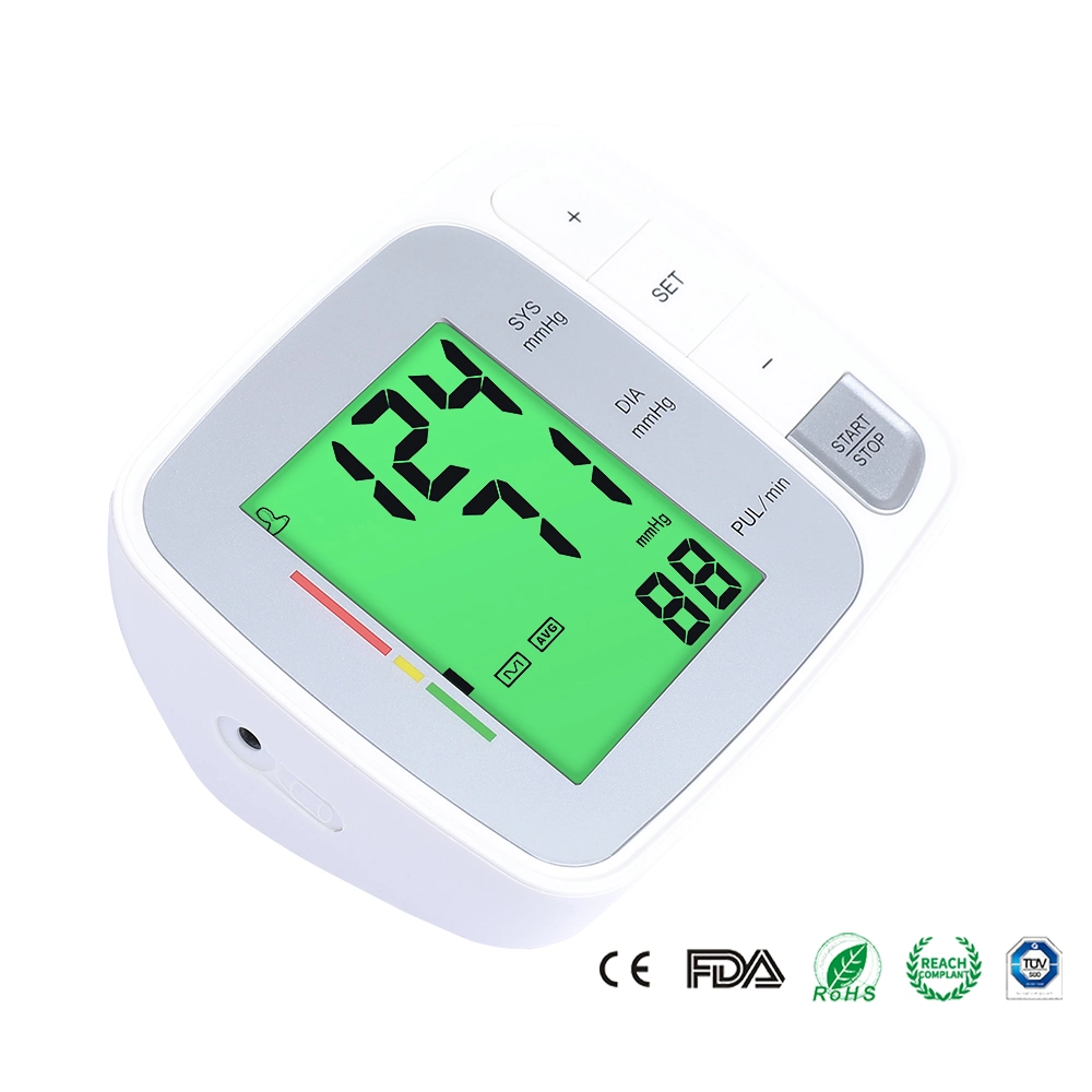 CE RoHS Integrated Cuff Blood Pressure Monitor Sphygmomanometer Digital Blood Pressure Monitor