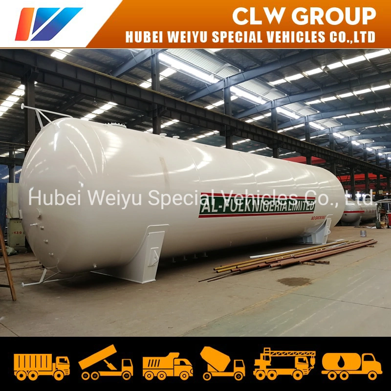 120m3 LPG Storage Tank 60tons Propane Gas Tanker Pressure Vessel for LPG Filling Plant in Nigeria