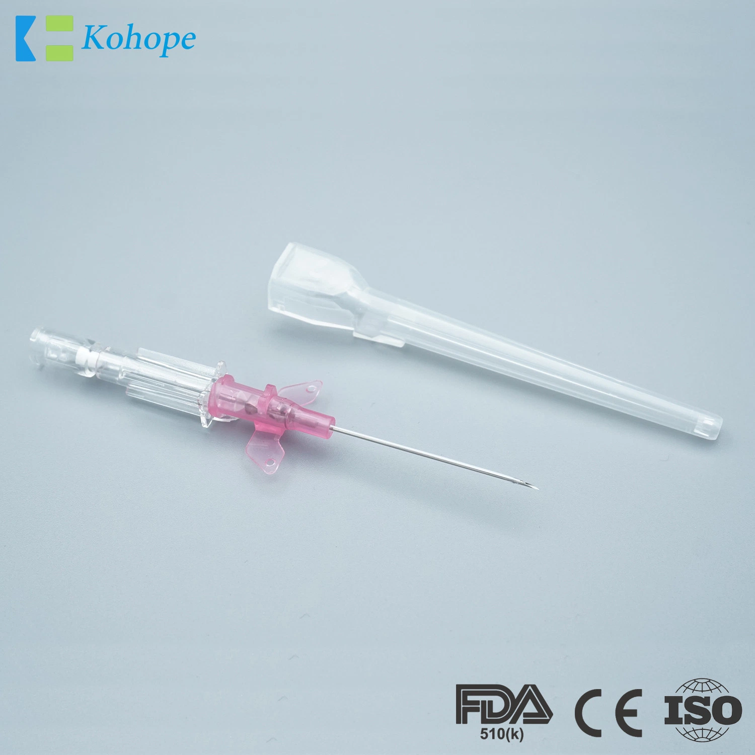 Brand 14G-24G PP Sterile IV Catheter with/Without Injection Port