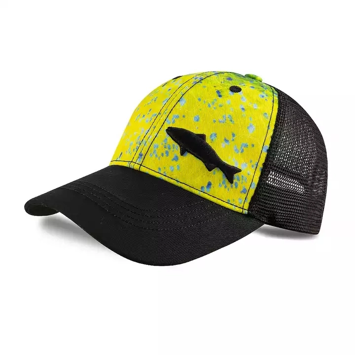 Best Men Novel Baseball Caps Adjustable Mesh Dad Carp Fishing Cap Hat Strapback Trucks Hats Unisex Long Bill Fly Fishing Cap