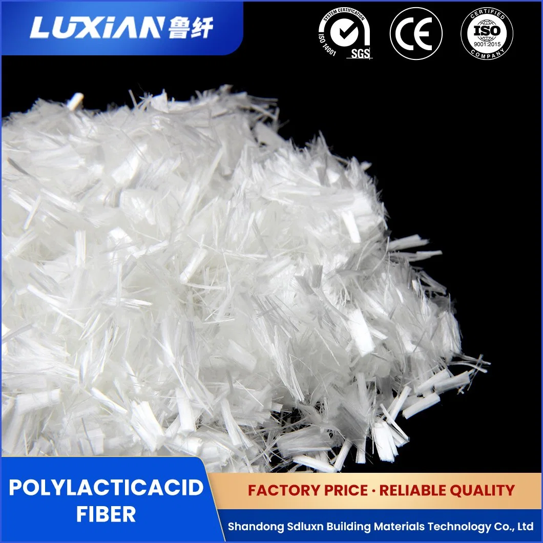 Pele artificial Sdluxn PLA de alta qualidade resina termoplástica de fibra Lxpl China 300 MPa resistência à tensão fibra PLA suave e quente 6 mm Fabricantes