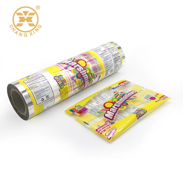 Custom Printed Chocolate/Candy/Snack Food Grade Polyester Packaging Metallized Laminating Film