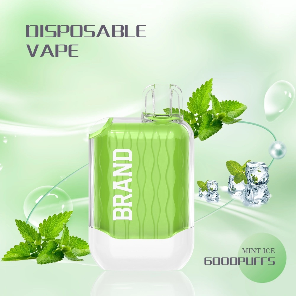 Plus de 50 parfums réguliers 7000 puffs stylo Vape jetable 2% Et 5 % de lumière RVB Flash réservoir Type-C rechargeable jetable Mini E-cigarette
