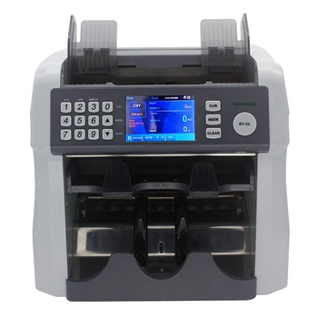 Top Loading Dual Cis Money Detector Mix Value Counter Cash Counting Machine