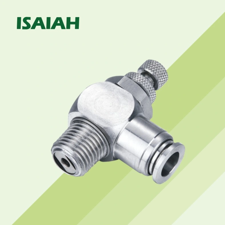 Made-in-China High quality/High cost performance  Pneumatic Parts 316L Stainless Steel Air Speed Control Valve