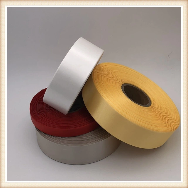 Custom Polyester Satin Ribbon with Color Printing Label