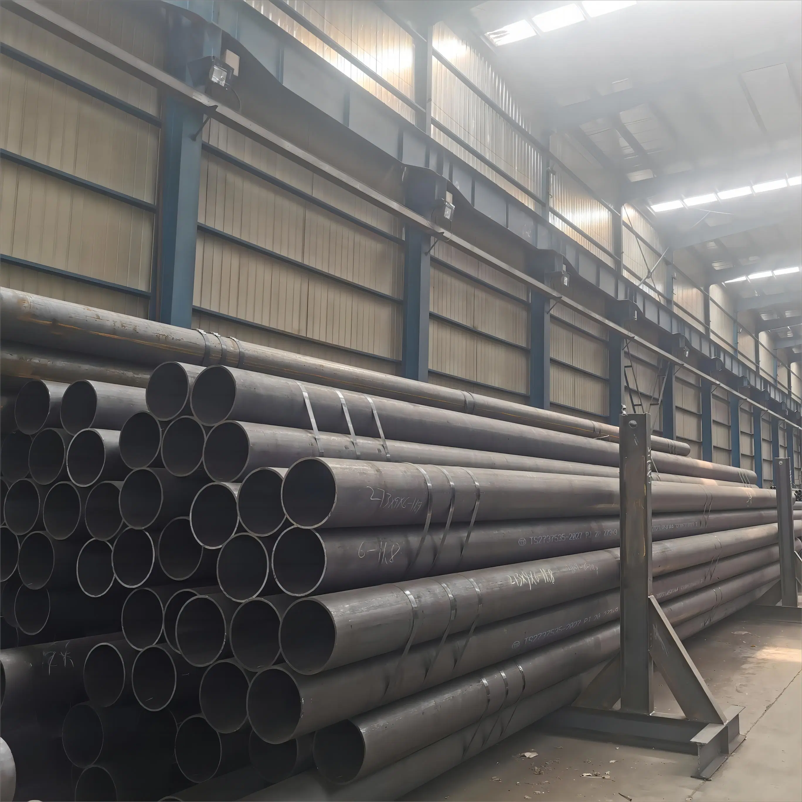 La Chine usine ASTM A178 TUYAU Smls Gr. B SCH 40 80 de la construction de tubes sans soudure en acier au carbone