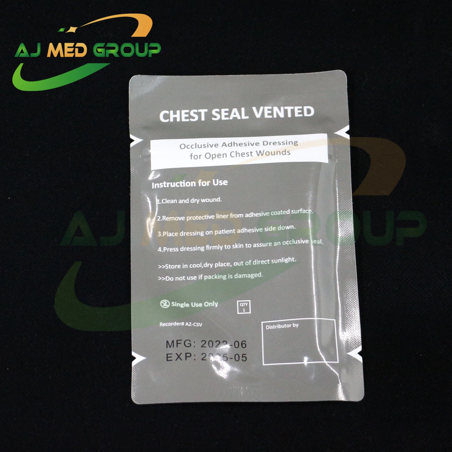 Chest Seal Wounds Adhesive Emergency Transparent Chest Seal for Survival