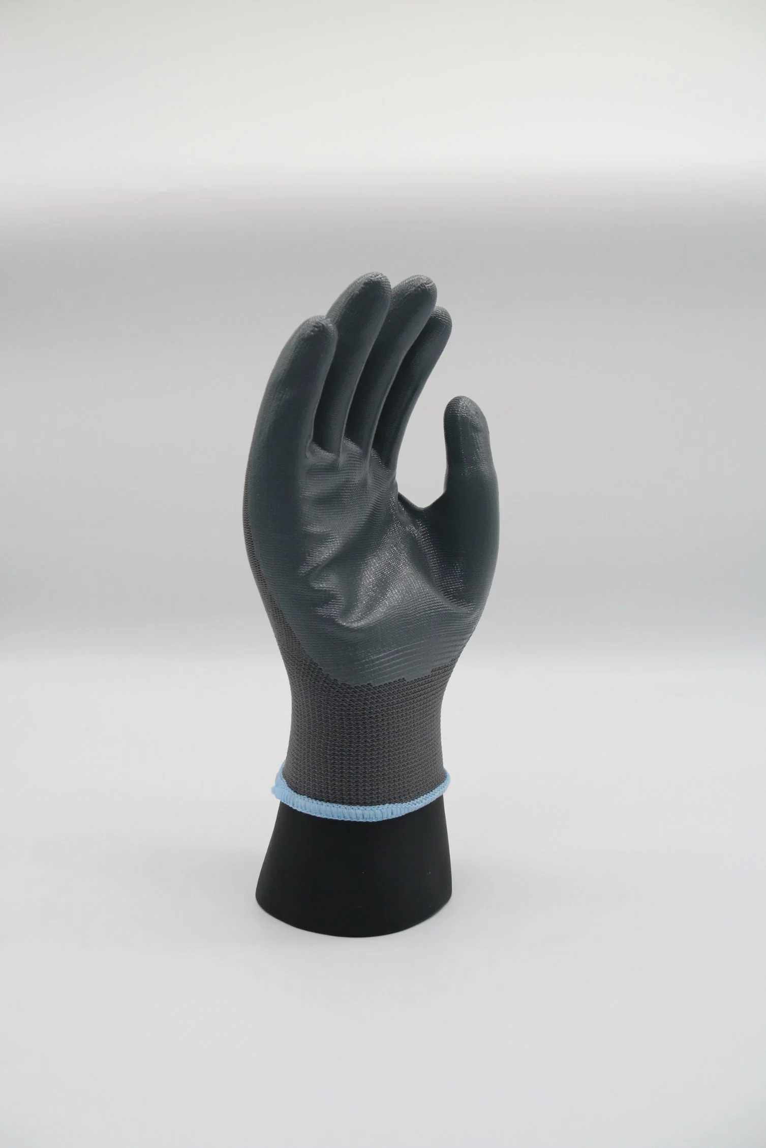 Proteger la mano 13G ondulada recubierto de látex de la Seguridad Industrial Guantes de trabajo de la mano de obra china de productos