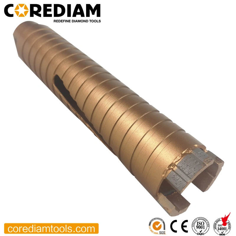 Diamond Dry Core Drill with 10mm Segment Height for Drilling Concrete/Core Bits