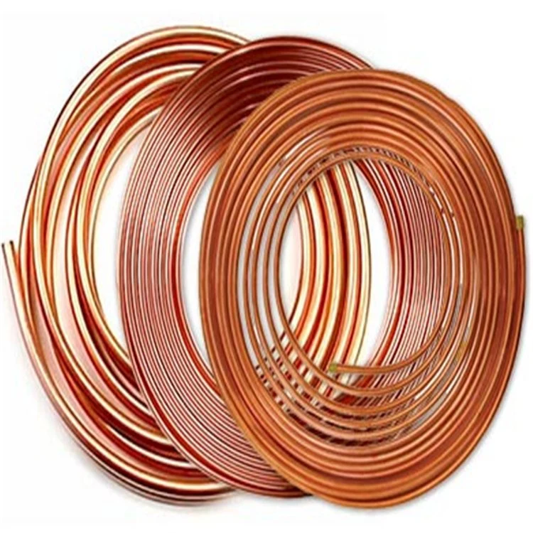precio de fábrica del tubo de aire acondicionado de la bobina del tubo de cobre de 15m 30m
