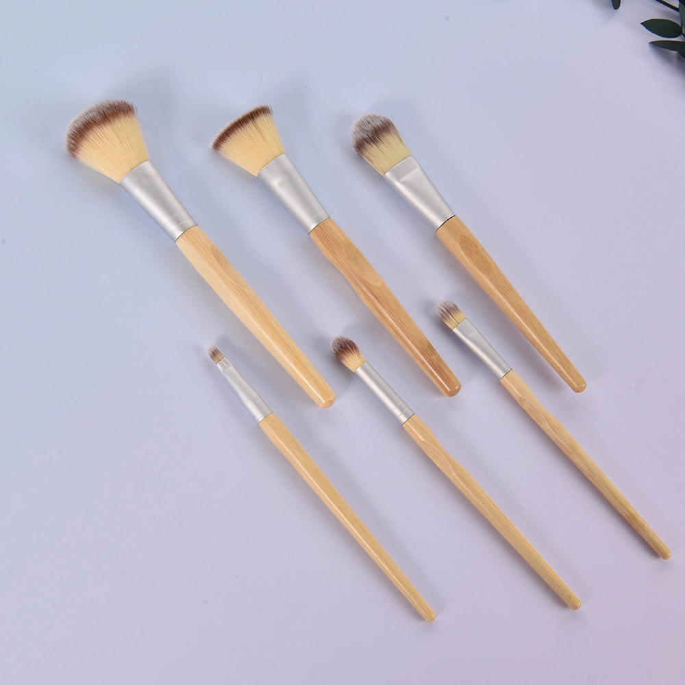 Bamboo Handle Hot Sale Professional Powder Foundation Eyeshadow Makeup Brush