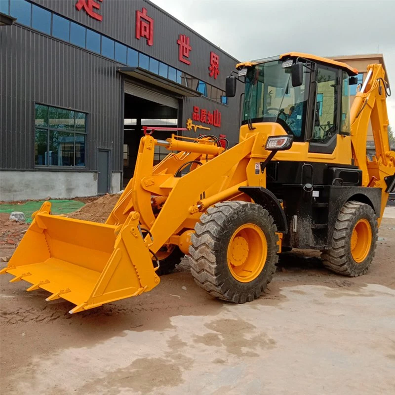 Sz30-25 75kW tractor compacto con retroexcavadora y cargadora