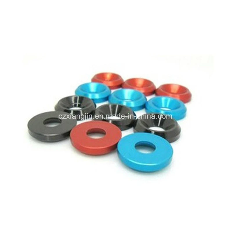 Car Parts M6 M8 CNC Conical Aluminum Washer