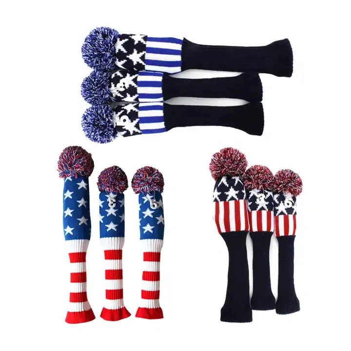 Knitted Golf Driver Headcover Knit Cover Golf Accessories High quality/High cost performance 