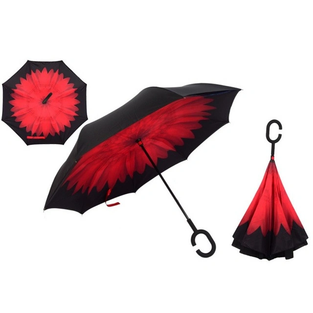 C-Type Reverse Novelty Double Layer Umbrella for Walk