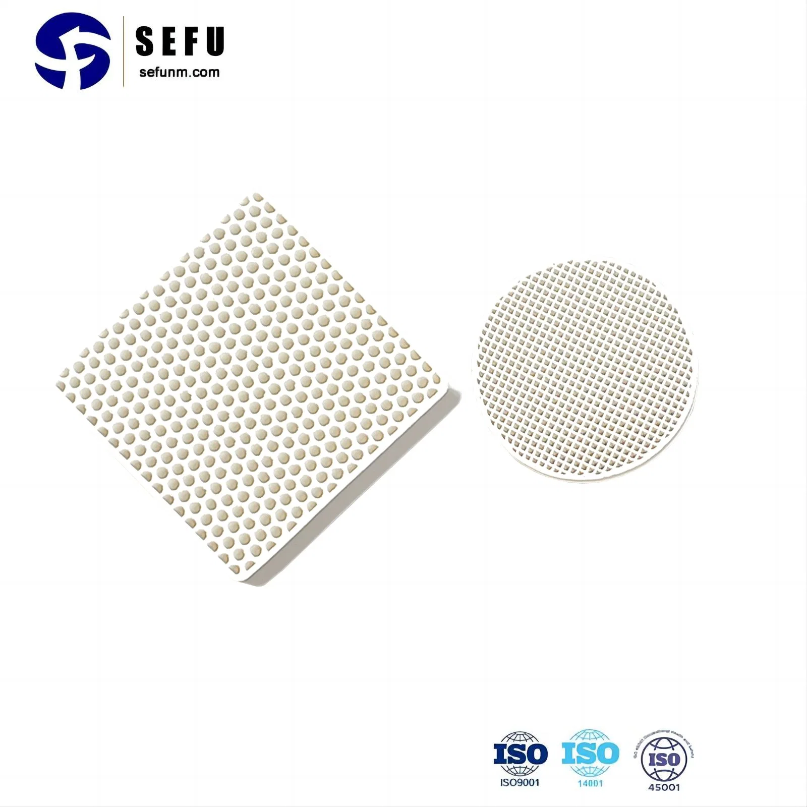 Honeycomb Filter Anti Bacteria Cordierite Ceramic TiO2 Photocatalyst Filter for Air Purifier