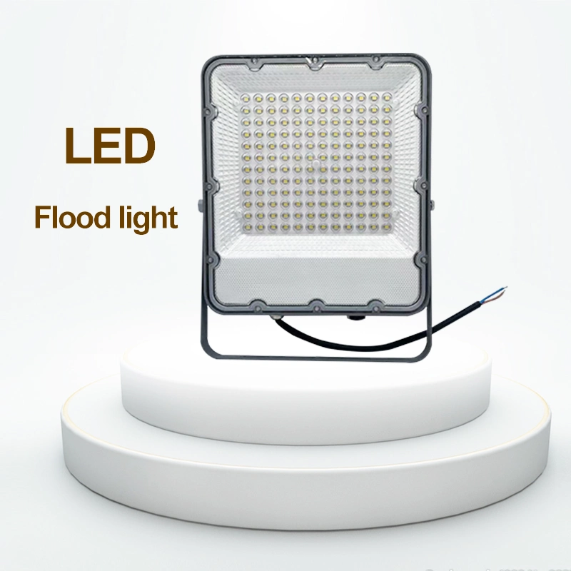 Luz LED de inundación 30-200W Luz de seguridad para el patio Super brillante con 3000-6500K Luz del día IP65 luces LED impermeables al aire libre para el jardín Patio Playgroud