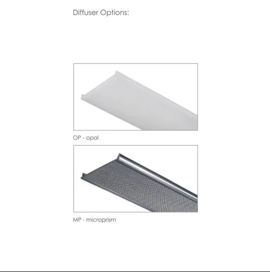 576mm / 2 X2200lm Wall Mounted Dual Output LED Profile