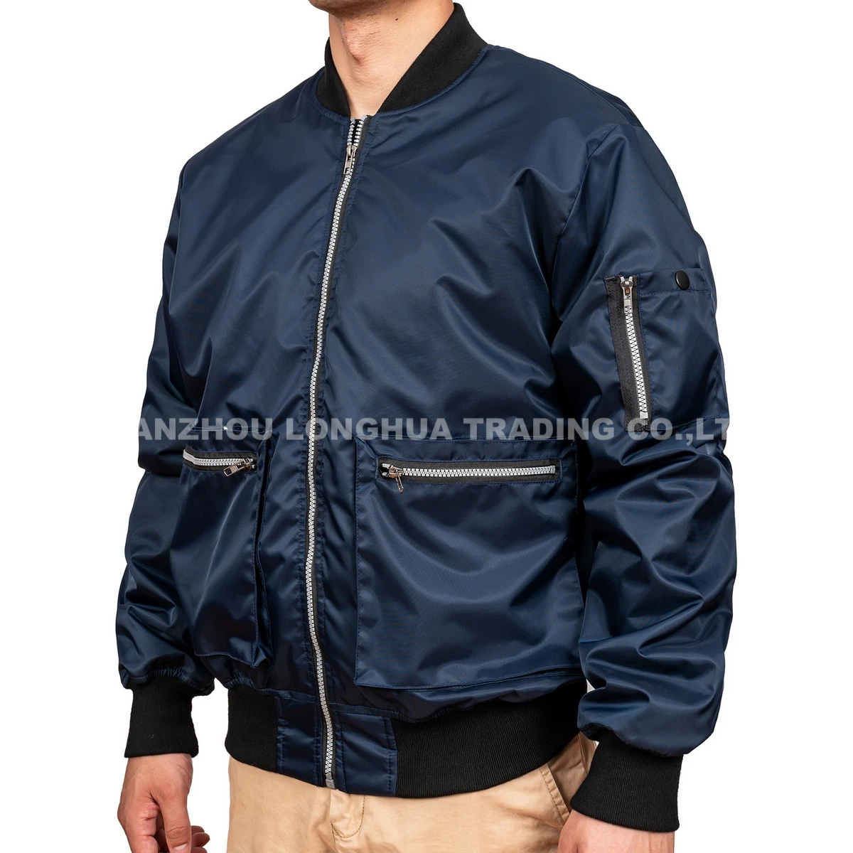 Men Jacket Boy New Nylon with Padding Apparel Winter Coat Fashion Clothes Outdoor Clothing
