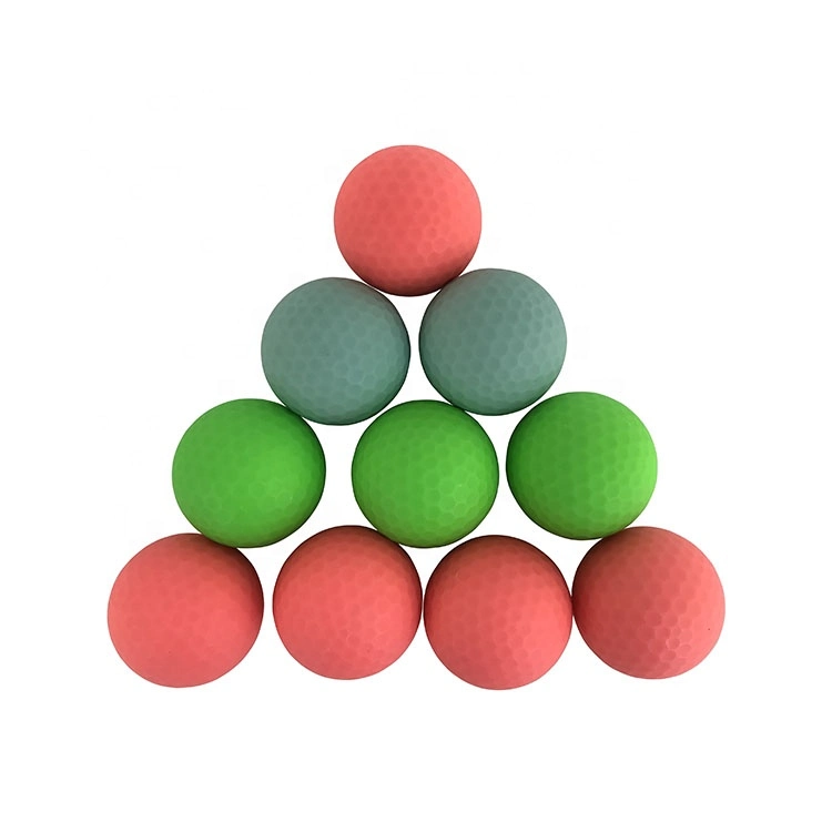 Pacote de impressão de qualidade Matte multicolor bola de golfe