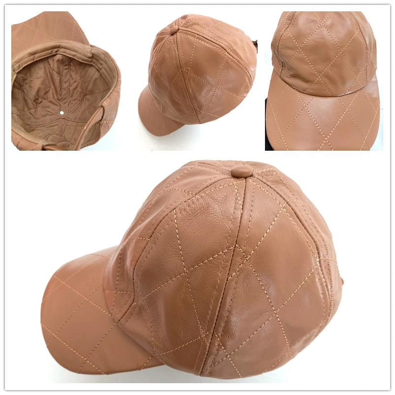 Real Leather Apparel Fishermen Bucket Hat Baseball Snapback Caps