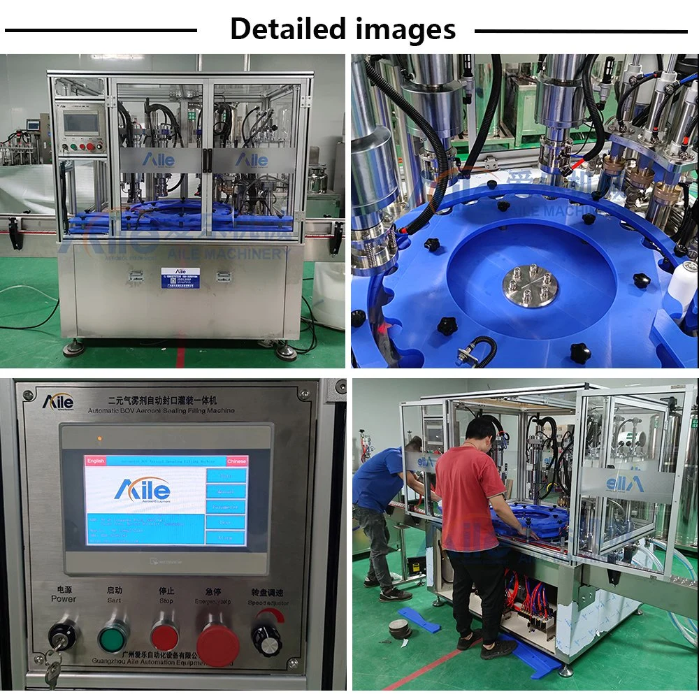 Alie Party Aerosol Snow Spray Bov Filling Production Line