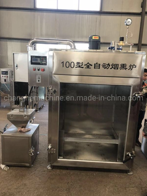 Mechanical and Electrical Barbecue Trolley Smokehouses Smoked Chicken Smoker Machine Equipment