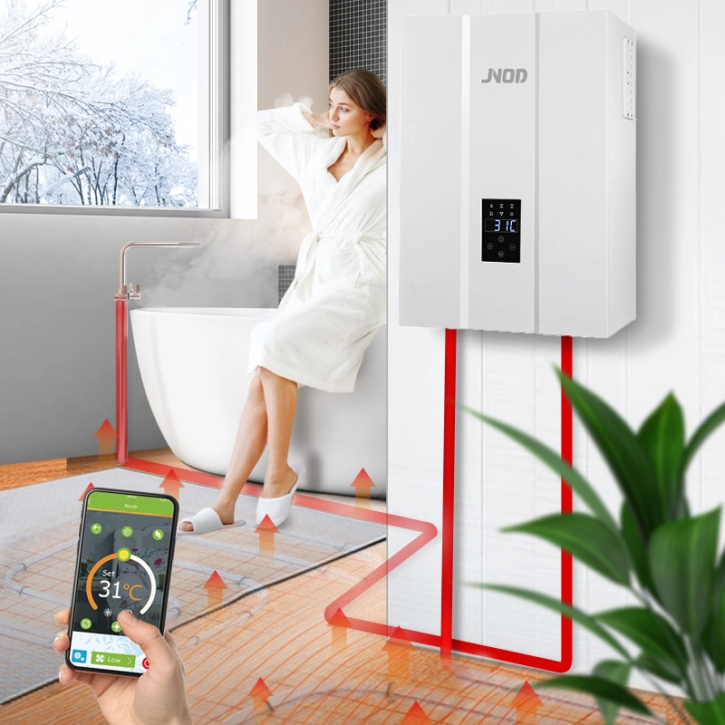 1/3 Phase Factory Price WiFi Remote Control Wall Hang Electric Boiler Heating System for Radiant Floor and Hot Water