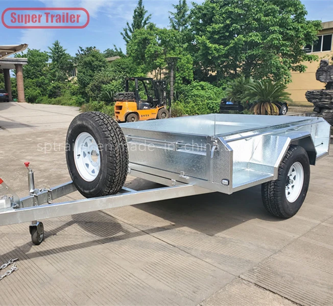 Galvanized off Road Box Trailer with 750kgs