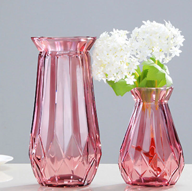 Fancy Fashion Fantastic Colorful Glass Flower Vase for Decoration Home Use