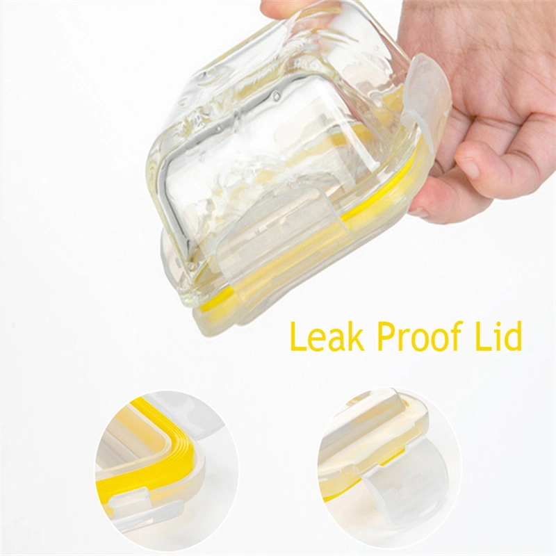 Hi-Borosilicate Glass Food Packaging Storage Containers /Bowel with PE Lids