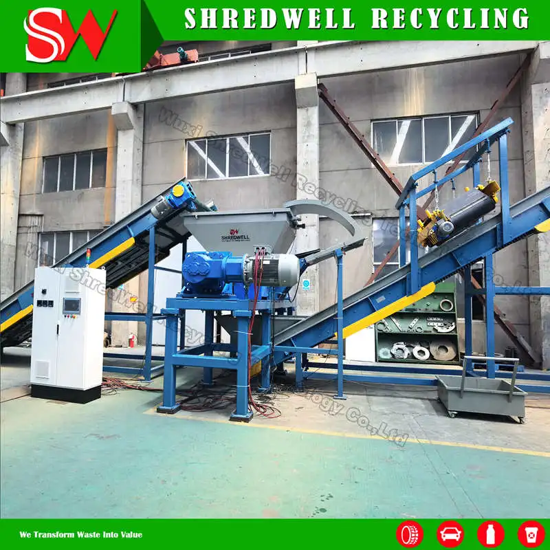 E-Waste Crushing Recycling Machine Electronic Waste Shredding Equipment