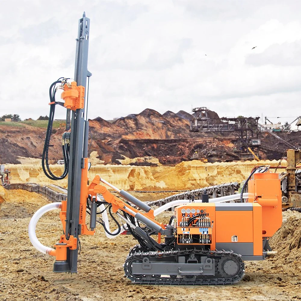 Rotation/Impact Drilling 30m Track/Separated DTH Surface Drill/Drilling Rig for Quarry Site/Mining