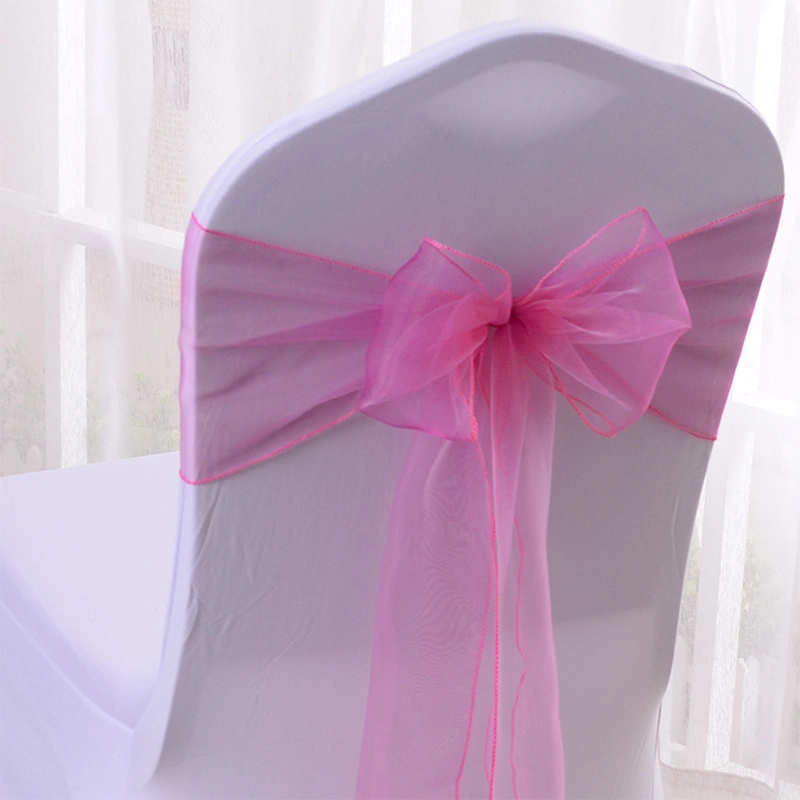 6.5*108" Sheer Organza Chair Sashes for Party Decoration