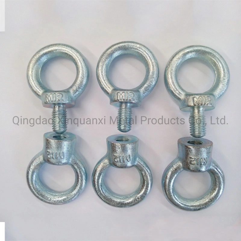 High-Quality Carbon Steel Heavy Duty M36 JIS B 1168 Rebar Eye Bolt