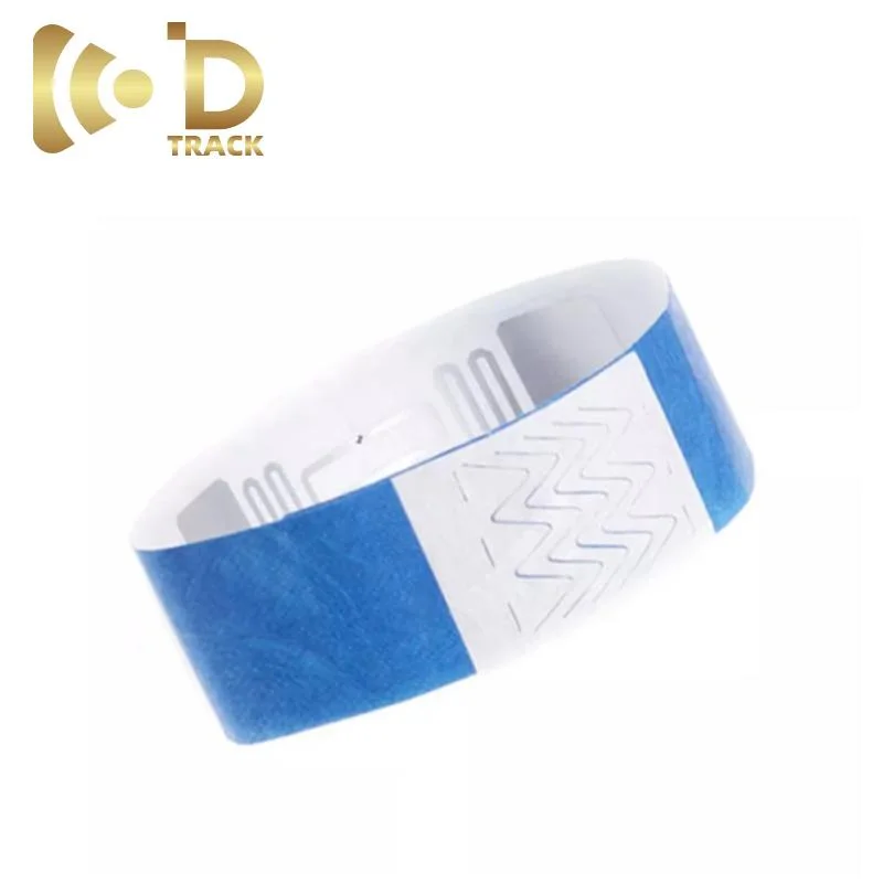 Papel térmico para imprimir Pulseras RFID en Roll ePayment Bracelet Streachable De Originales de fábrica mejor Precio entrega rápida UHF largo alcance Leyendo diseño OEM